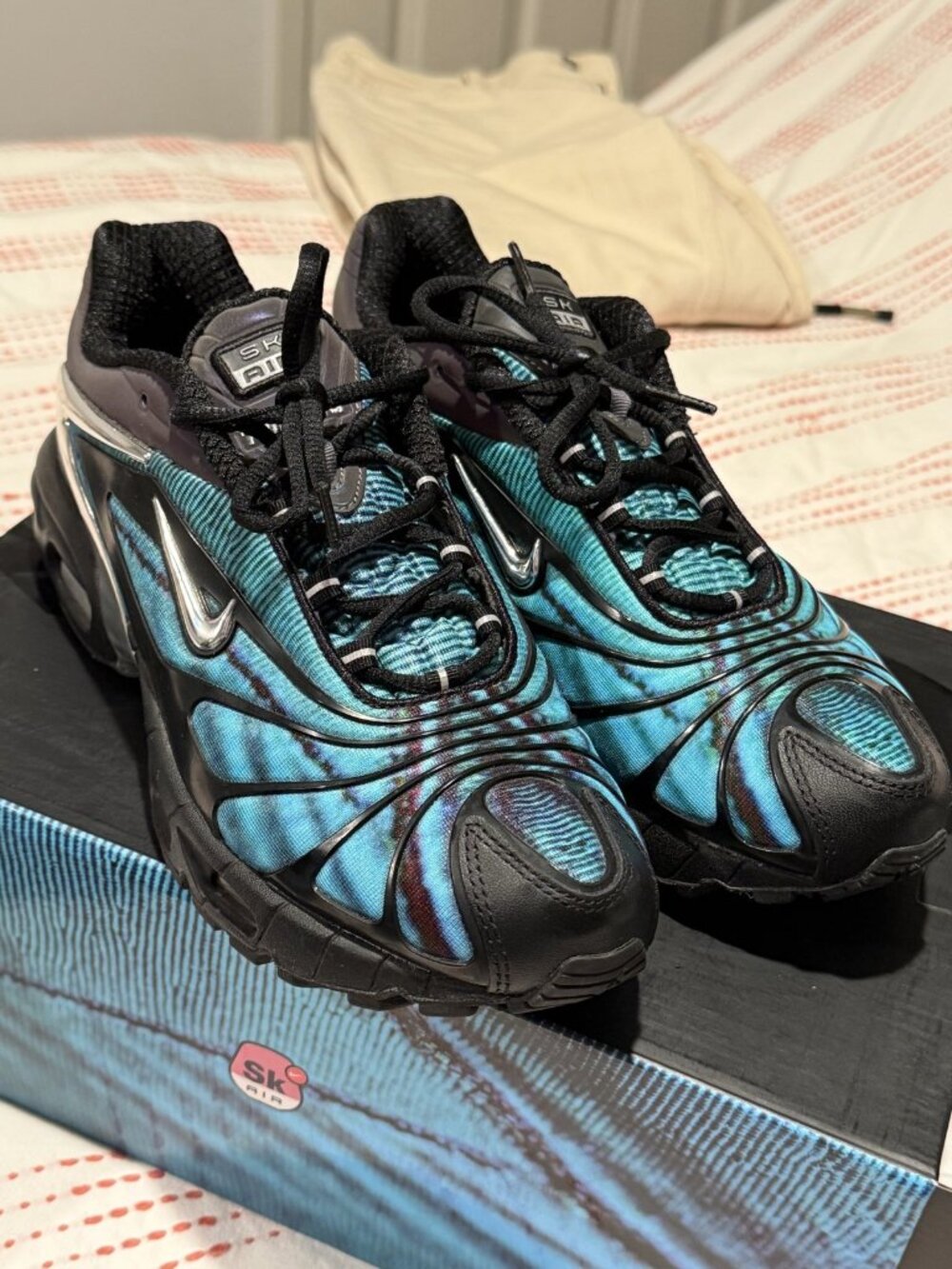 Nike x Skepta Air Max Tailwind V 'Bloody Chrome' Size 9